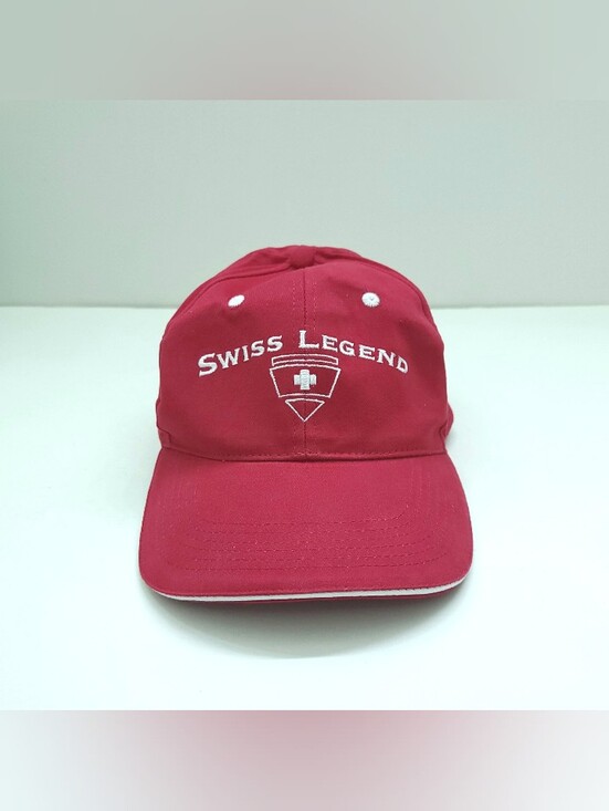 Swiss Legend Other - Swiss Legend Hat Red Trucker Baseball Embroidered  - New